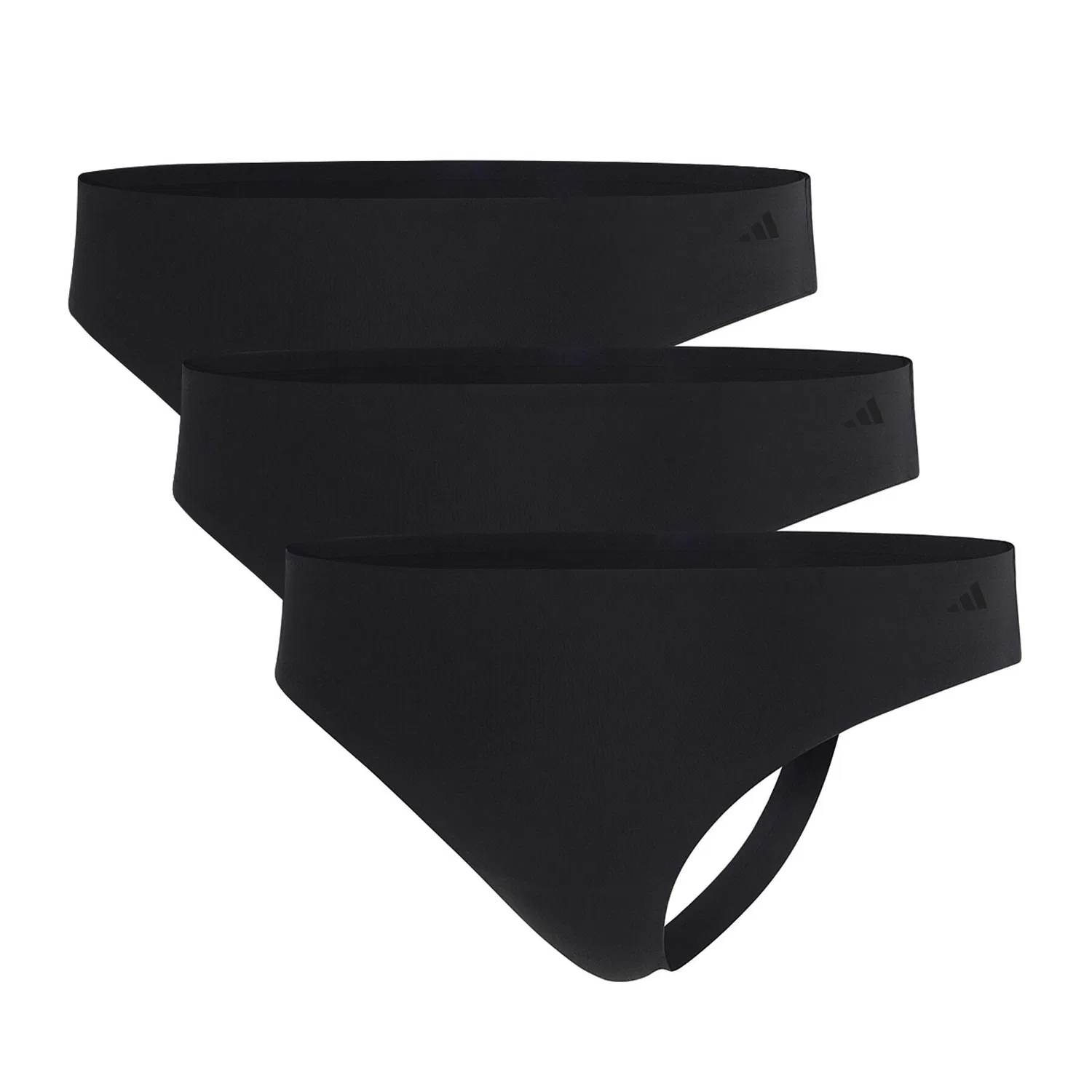 Женские стринги с эластичным поясом Active Light Flex 3P Adidas, Schwarz