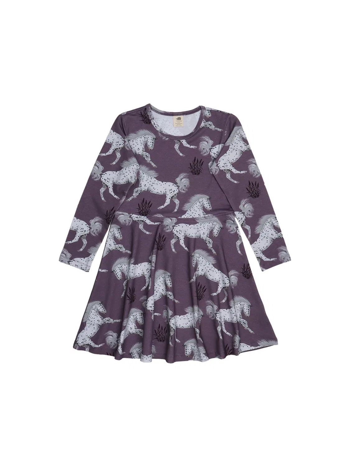 Платье Walkiddy Schimmel Horses Dress фиолетового цвета
