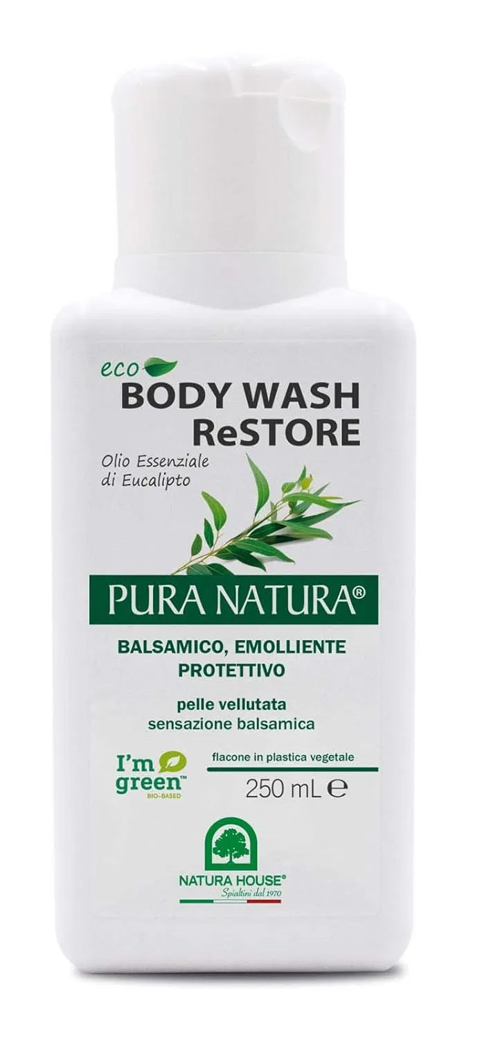 Гель для душа Eucalyptus Restore, PuraNatura Eco Body Wash, 250 мл