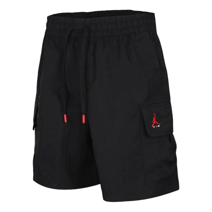 Мужские шорты из ткани с принтом Brooklyn Woven Cargo Shorts Jordan, черный