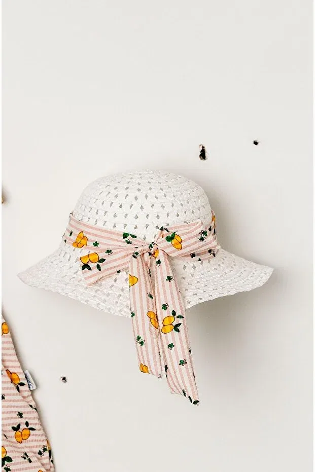 Детское платье для девочек с принтом Sweet Lemon Print Chicsy Baby, Pink — фото 4