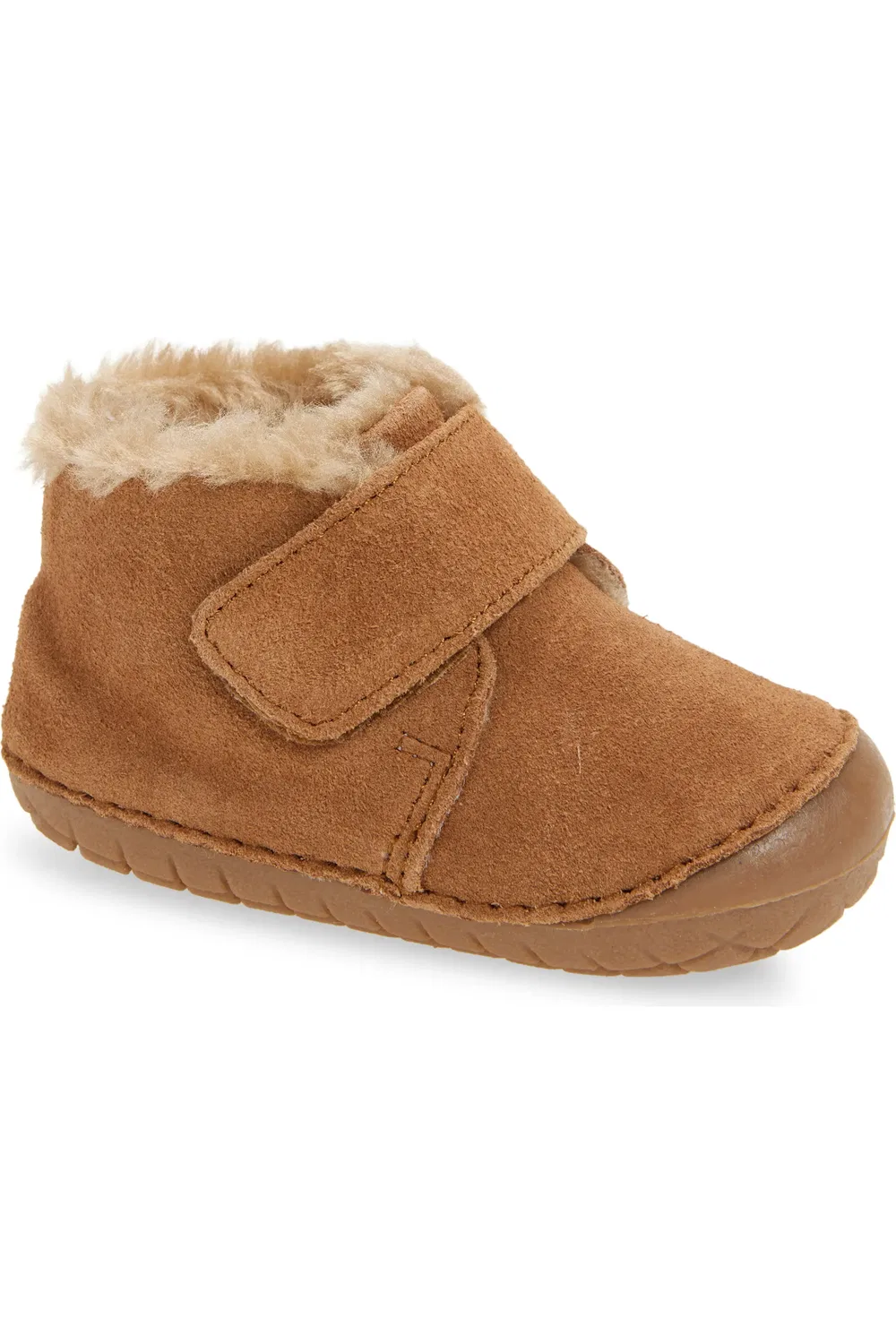Ботинки детские на пушистой подкладке Shloofy OLD SOLES, Tan Suede