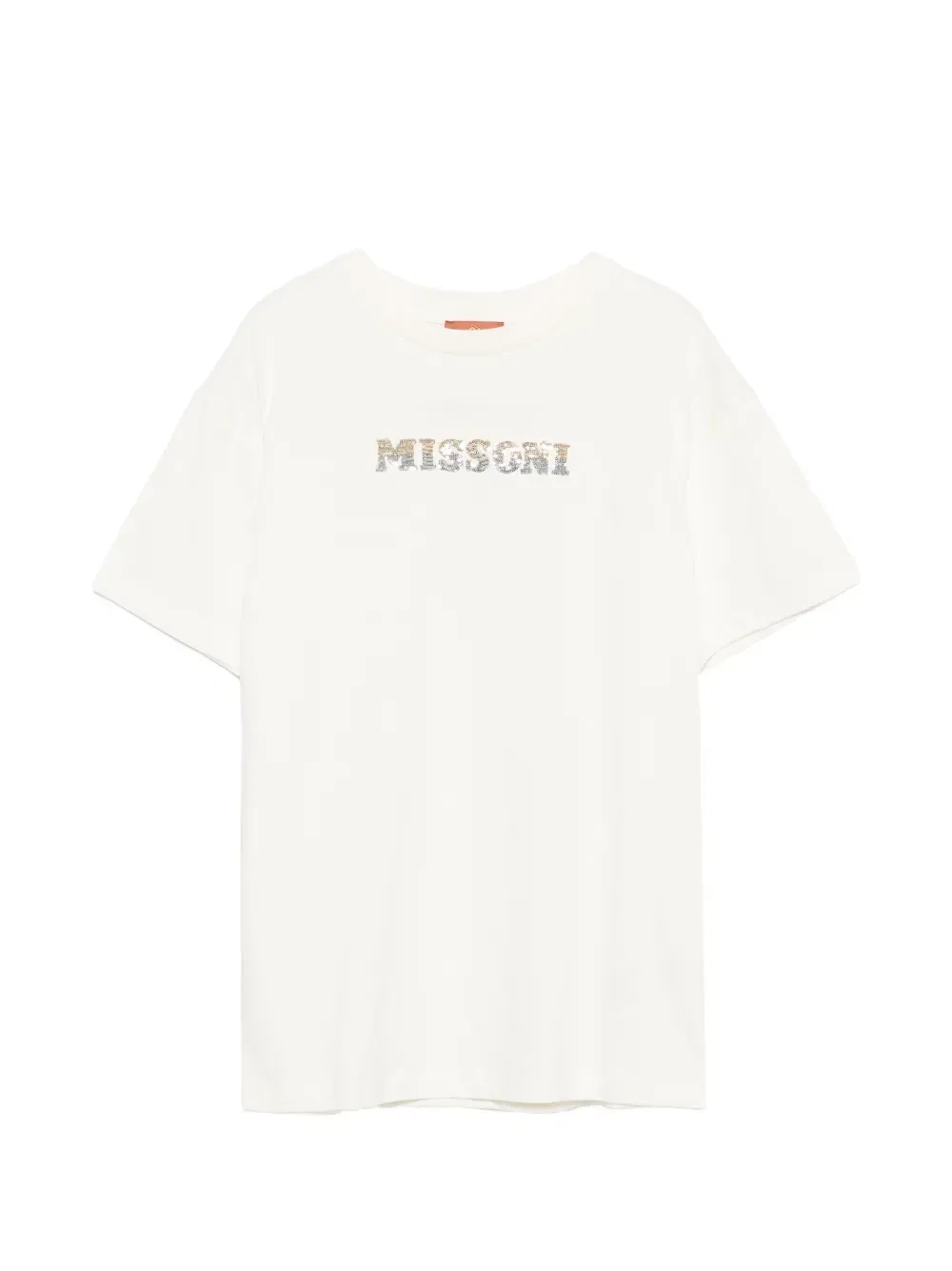 Футболка с пайетками Missoni Kids, белый