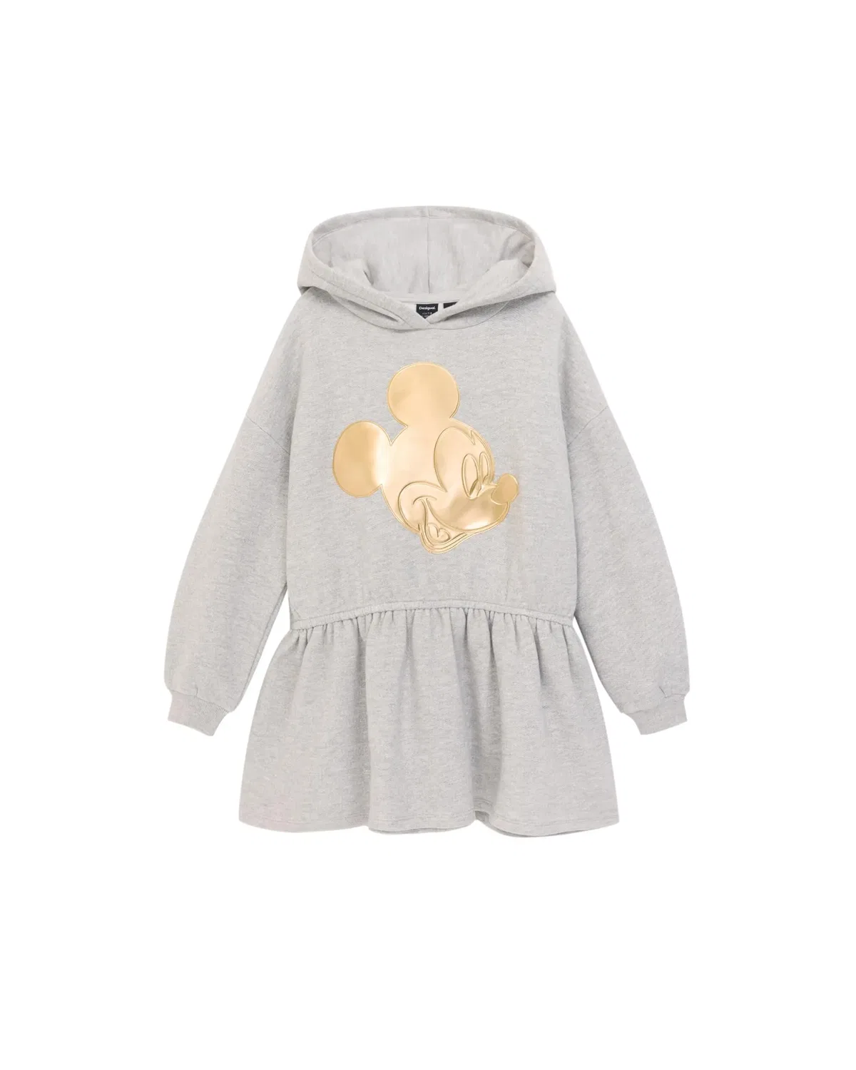 Детское платье для девочек с капюшоном Mickey Mouse Desigual, Gris Oscuro