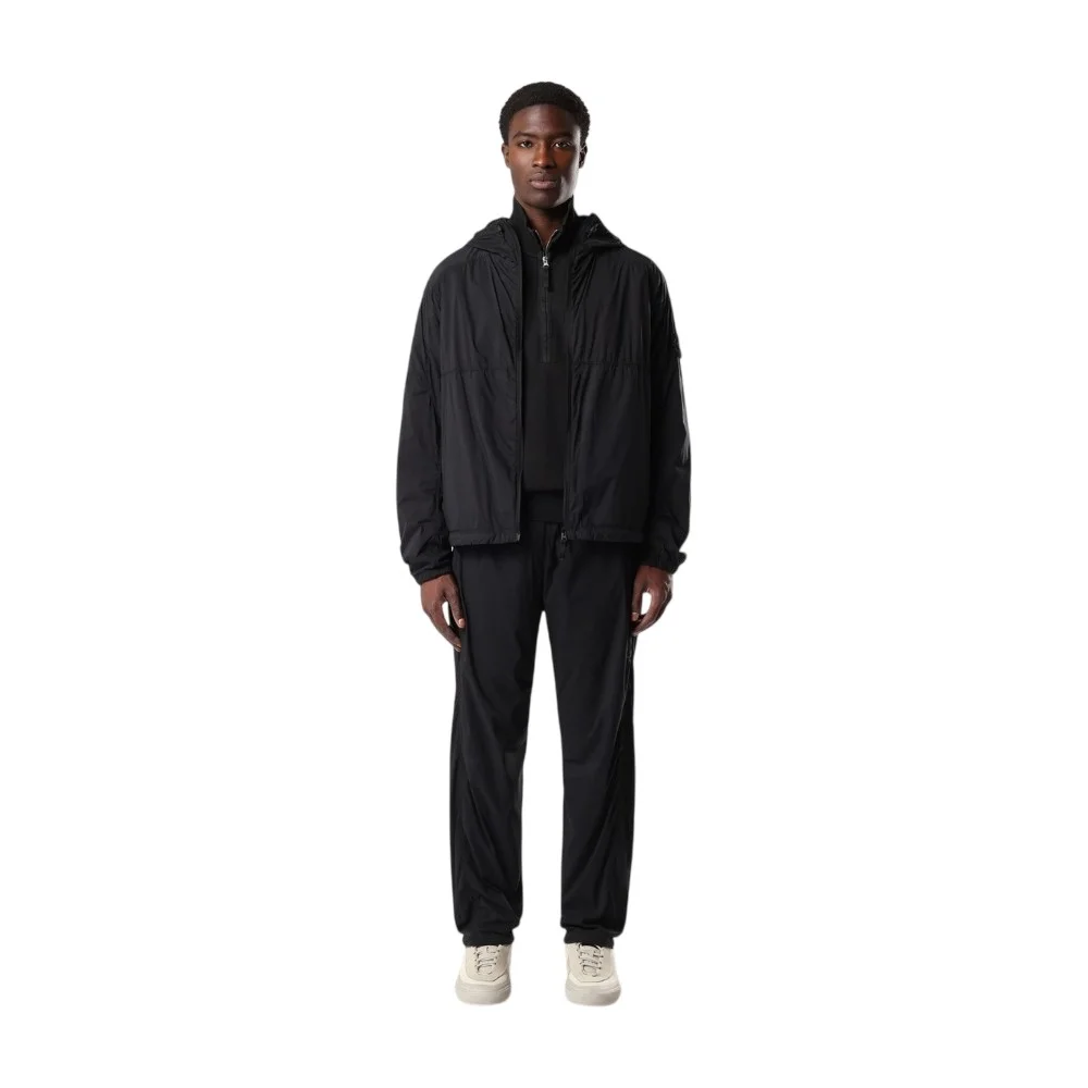Мужская куртка с капюшоном Stone Island With Anti-drop Finish, черный
