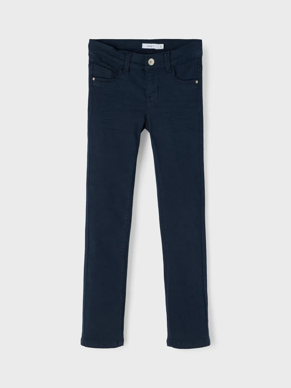 Брюки длинные узкие Skinny Fit Name It, синий — фото 3