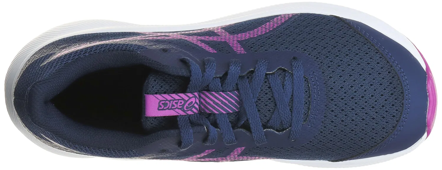 Детские кроссовки для девочек с амортизацией Patriot 13 Gs ASICS, Blue Expanse Bold Magenta — фото 3
