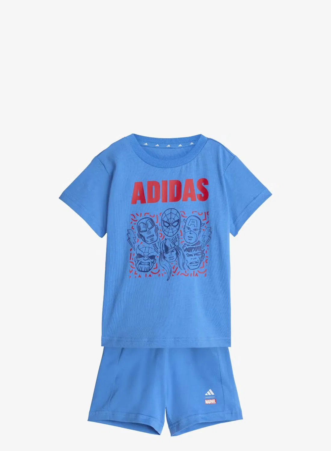 Комплект футболок с принтом Marvel Avengers Adidas, синий