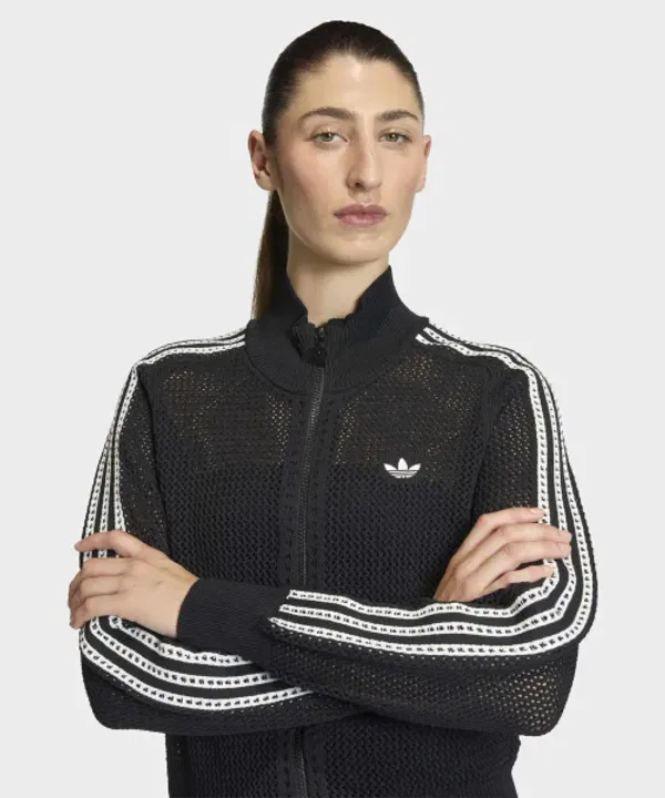 Трикотажная куртка Firebird, Adidas, черный — фото 3