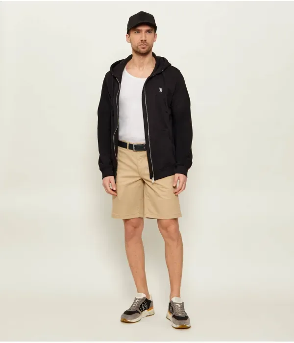 Толстовка regular fit Us Polo Assn, черный — фото 2
