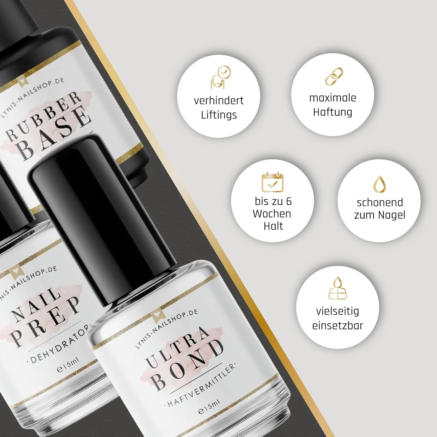 Набор для подготовки ногтей Lynis-Nailshop.de с Ultra Bond Lynis Nailshop — фото 3