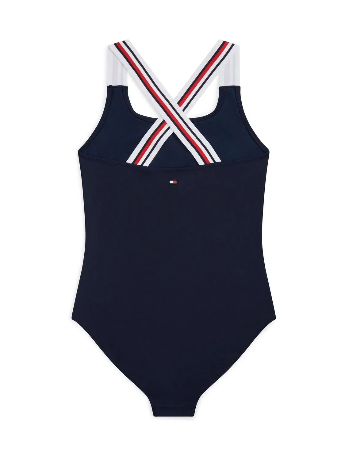 Купальник с квадратным вырезом, глобальные полосы Tommy Hilfiger, синий — фото 2