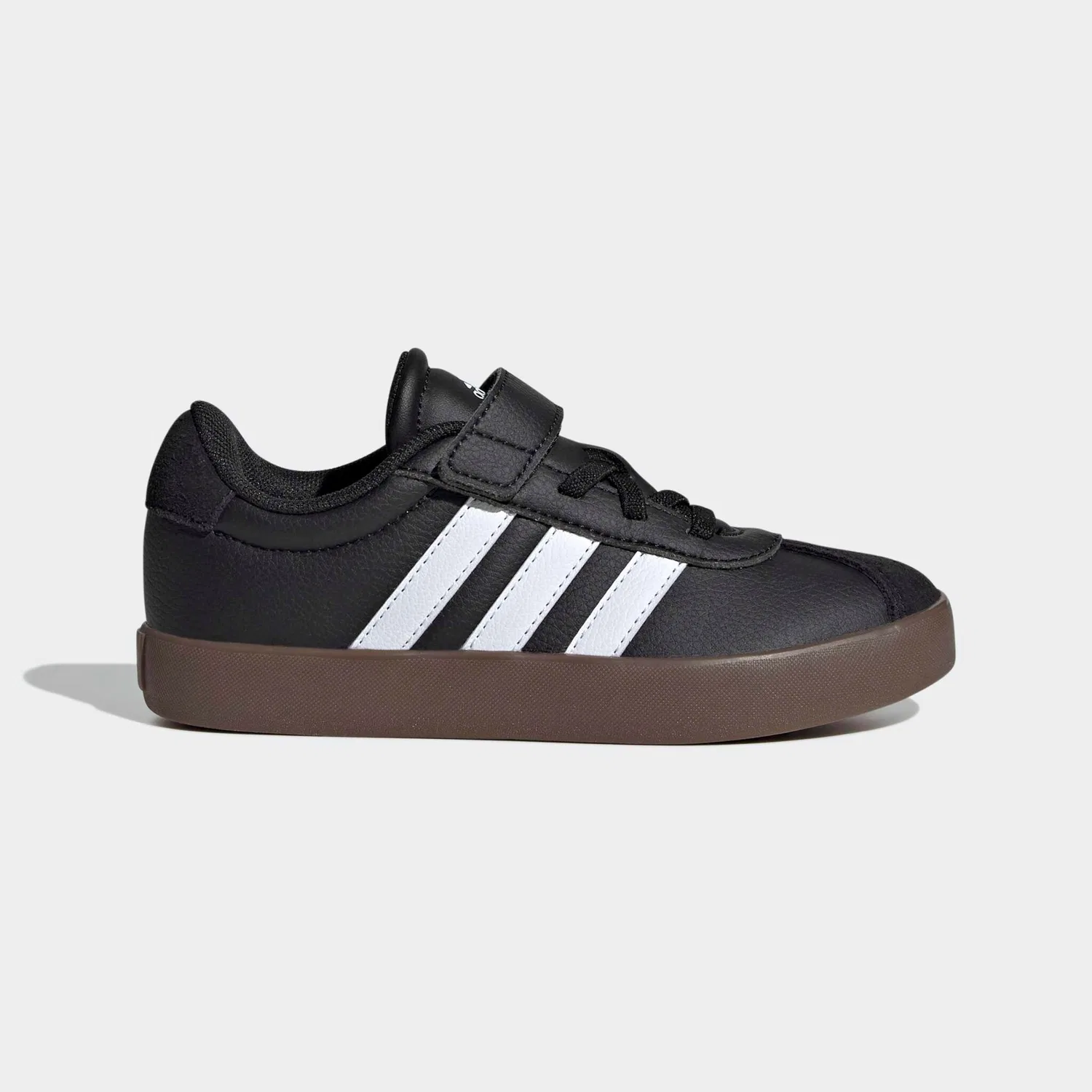 Детские спортивные кроссовки в стиле скейт Adidas Sportswear, Black/White — фото 2