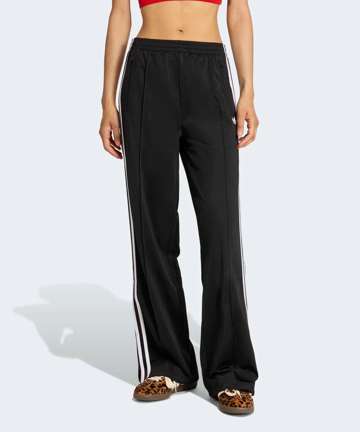 Женские спортивные штаны свободного кроя Firebird Loose Track Pants Adidas, Черный — фото 3
