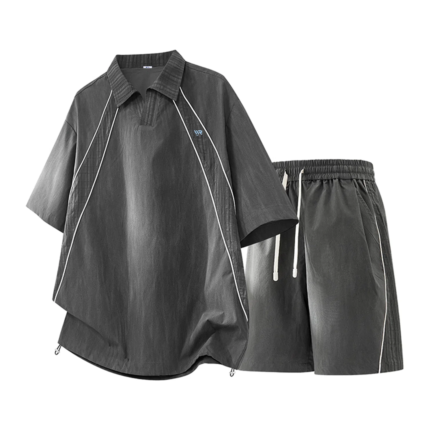 Детский спортивный костюм с лацканами, худой, Casual Sportswear Unisex Lapel Thin, WARRIOR — фото 4
