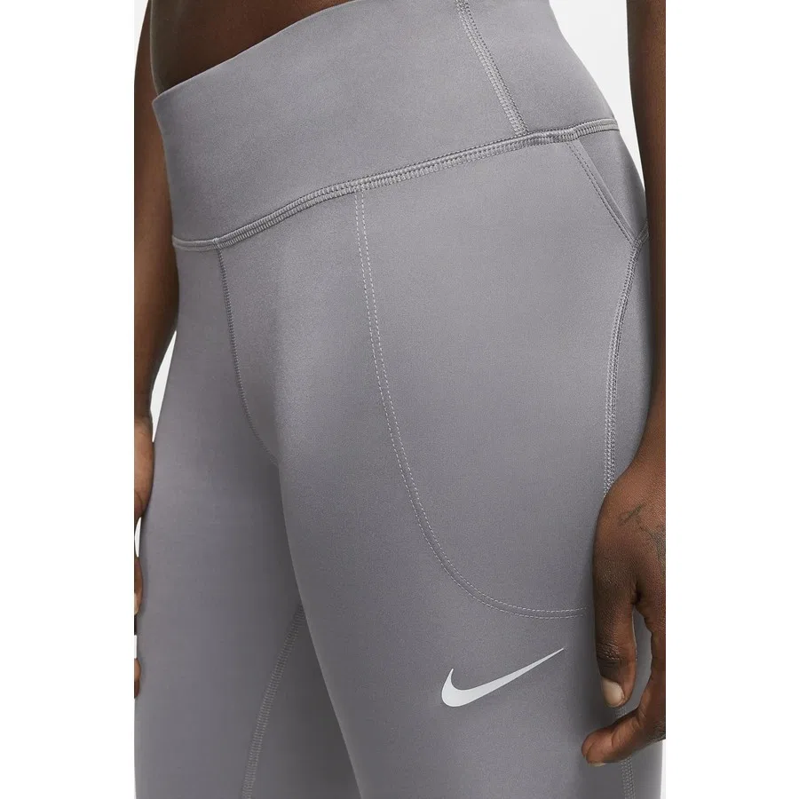 Спортивные леггинсы с длинным рукавом Nike Fast, Серый — фото 4