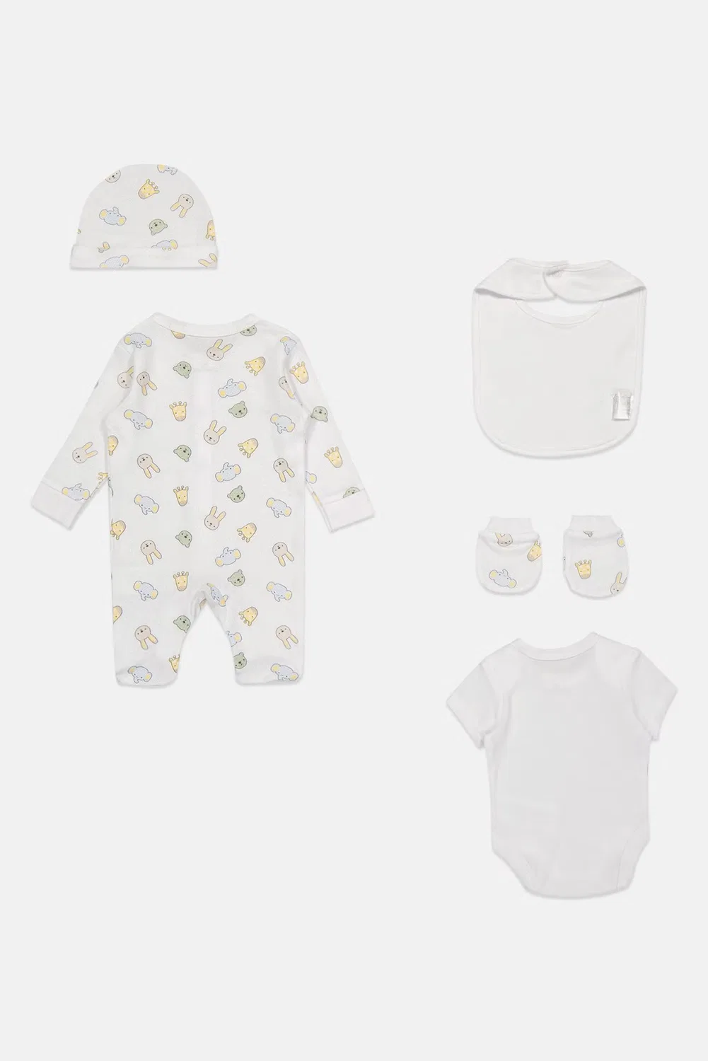 Комплект детский из 5 предметов Rock-A-Bye Baby Boutique, белый — фото 3