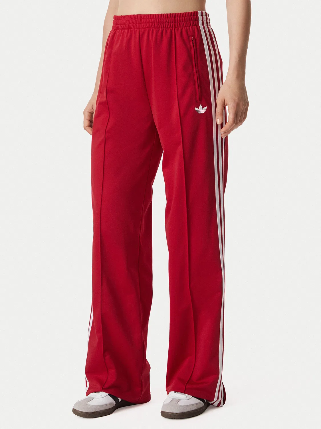 Женские спортивные брюки свободного кроя Firebird Loose Tracksuit Adidas, красный