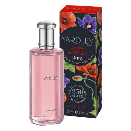 Туалетная вода Yardley of London 2020 Poppy and Violet, 50 мл — фото 2