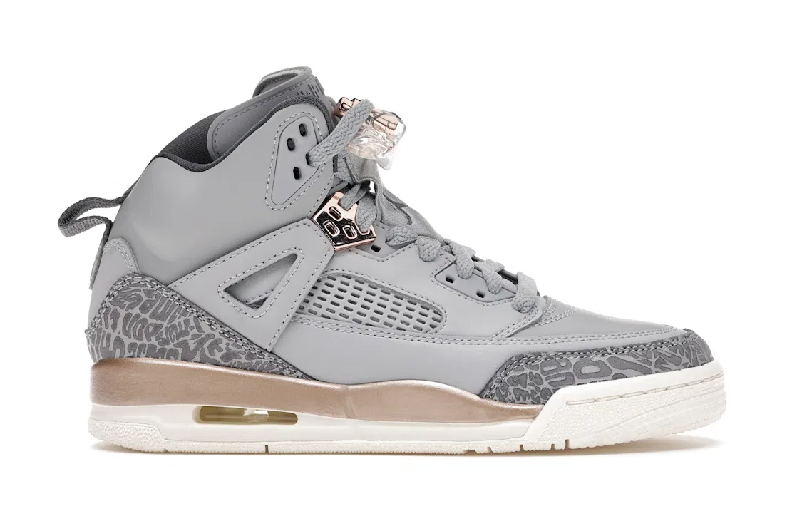 Детские кроссовки Lifestyle Jordan Spizike Jordan, Wolf Grey/Dark Grey-Metallic Red Bronze-Sail