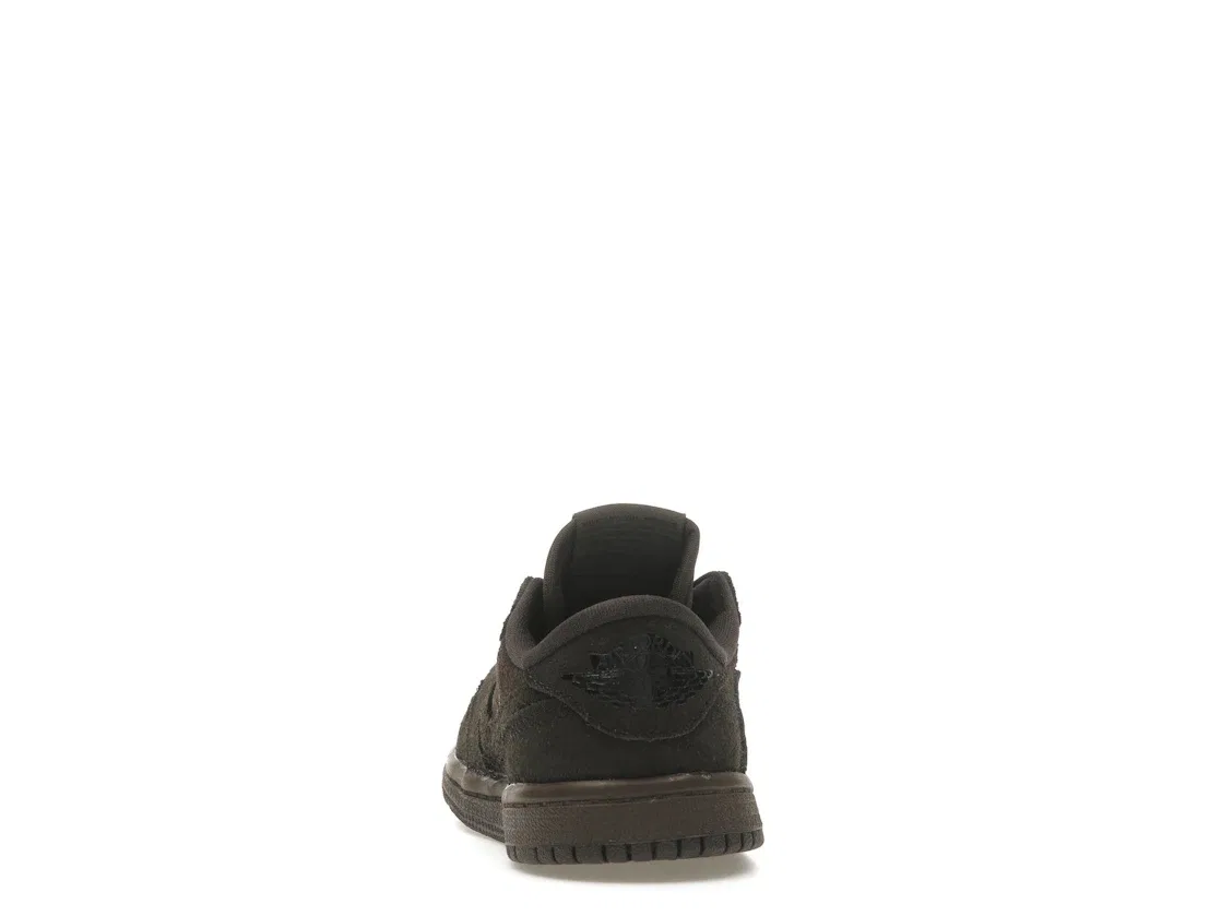 Детские кроссовки с замшевым верхом Jordan 1 Retro Low OG SP Jordan, Dark Mocha/Black/Velvet Brown — фото 4