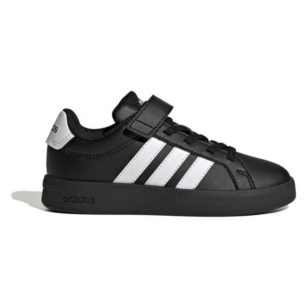 Кроссовки детские Grand Court Adidas, черный