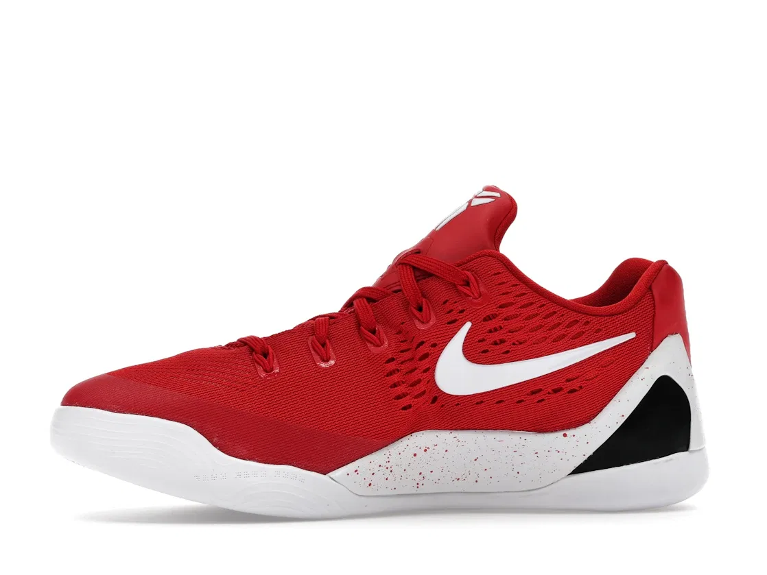 Детские кроссовки для баскетбола с низким верхом Nike Kobe 9 EM Low TB Nike, University Red/White/White — фото 3