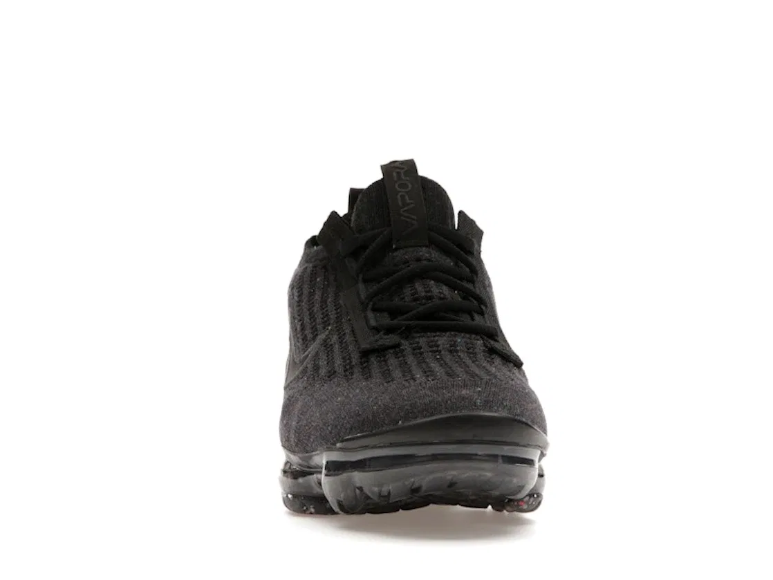 Детские кроссовки для активного отдыха Nike Air VaporMax 2021 FK, Black/Black/Anthracite/Black — фото 2