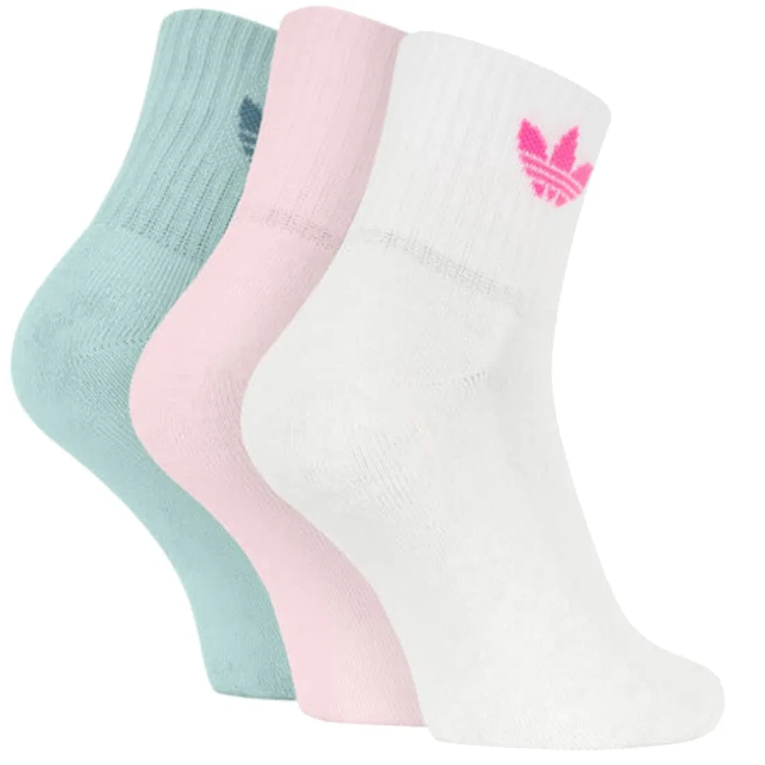 Детские носки-невидимки с комплектом из 3 пар Adidas Originals — фото 2