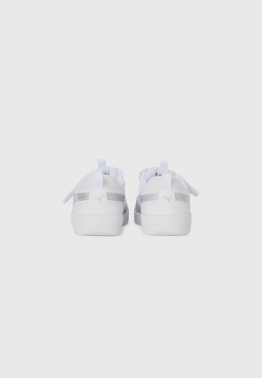 Кроссовки Multiflex 2 glitz унисекс для бега по улицам Puma, White/Silver-Coloured — фото 3