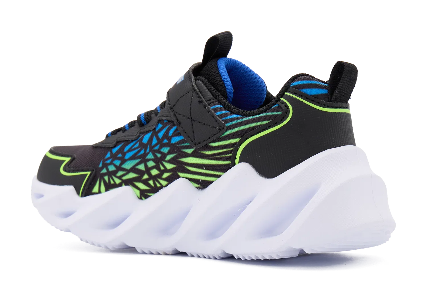 Детские кроссовки со световой подсветкой Skechers Shark Bots, черный — фото 3