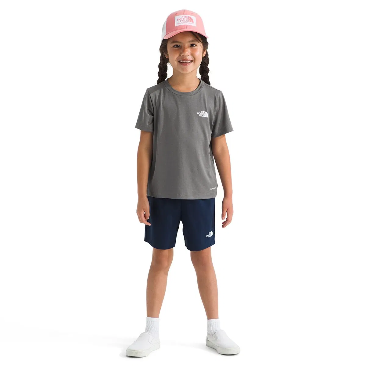 Детский комплект для мальчиков с технологией FlashDry 24/7 Set The North Face, Smoked Pearl/Summit Navy — фото 2