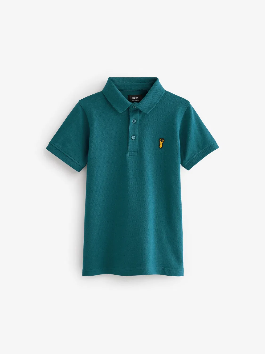 Поло Next Stag Blue Teal, бирюзовый