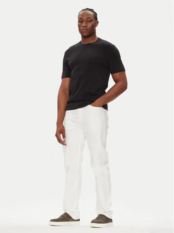 Футболка regular fit Supima Calvin Klein, черный — фото 2