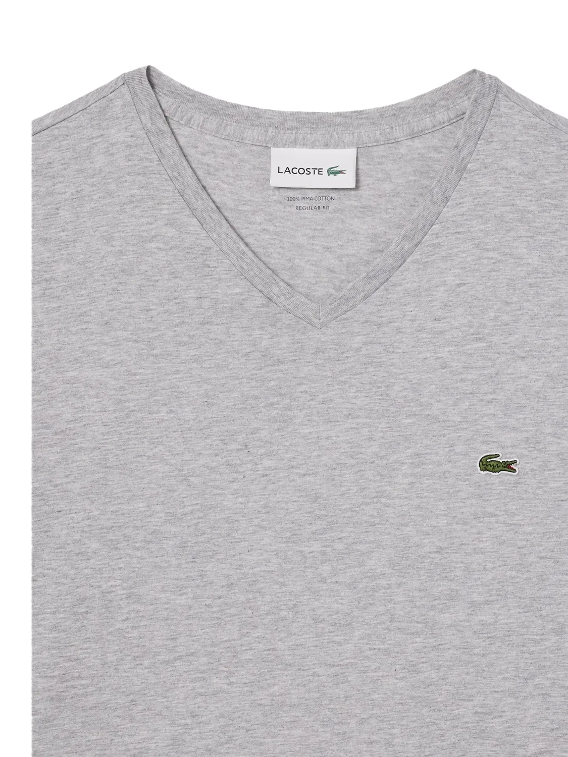 Футболка из хлопкового джерси Lacoste, серый — фото 2
