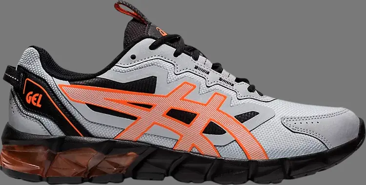 

Кроссовки gel quantum 90 3 'piedmont grey marigold orange' Asics, серый