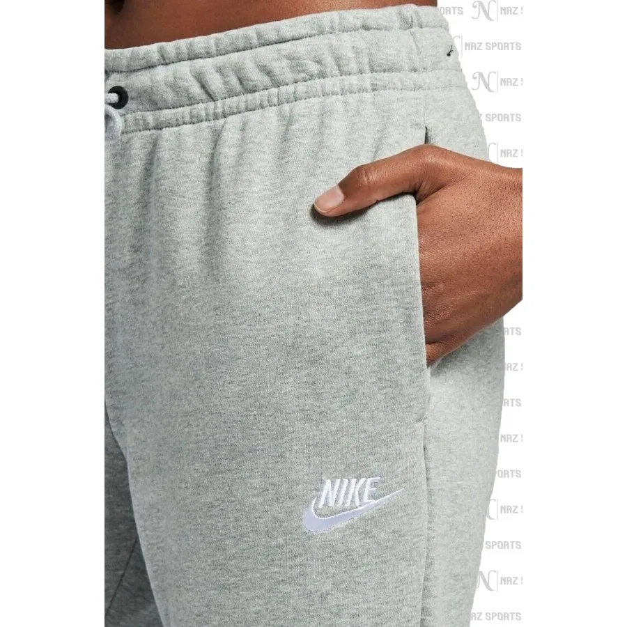 Женские спортивные брюки из футера с принтом Nike Sportswear Essential, Серый — фото 3