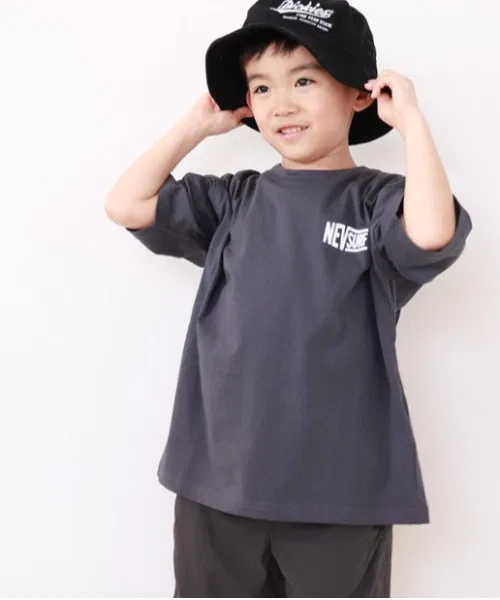 Детская футболка с принтом Oversize T-Shirt NEVSURF FUNALIVE, Белый — фото 2