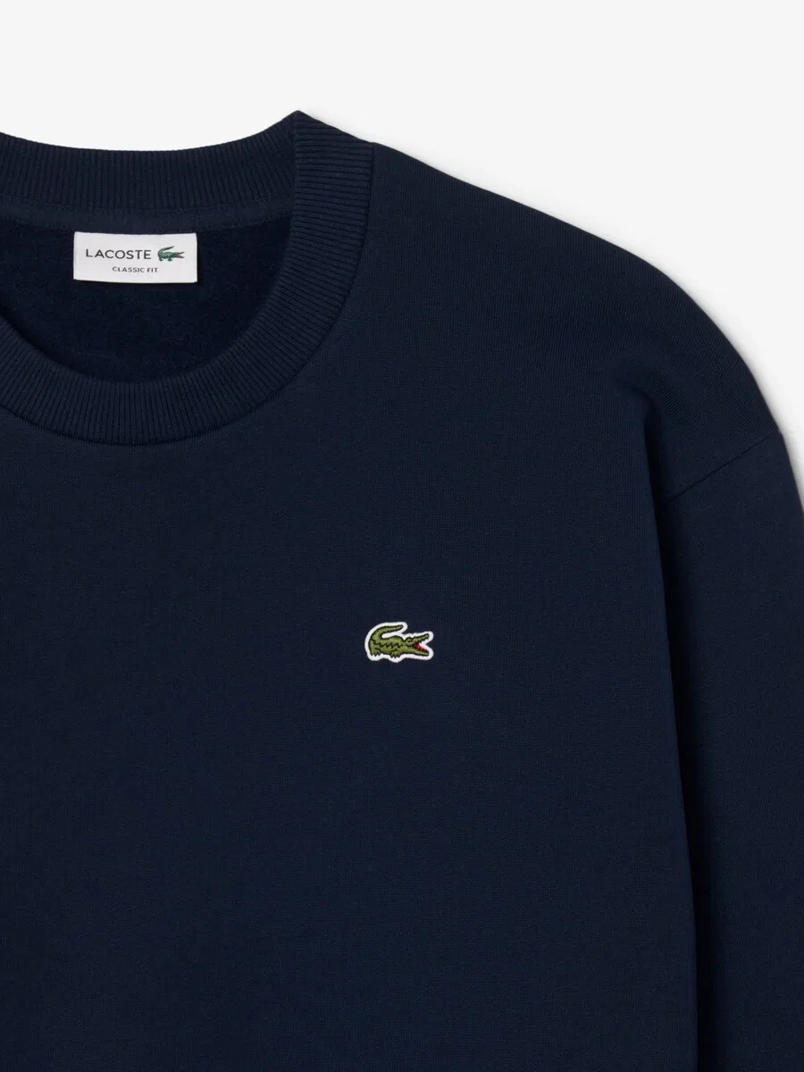 Толстовка LACOSTE темно-синего цвета — фото 3