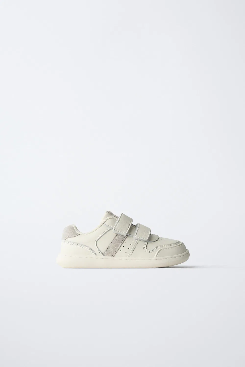 Кожаные кроссовки для босиком ZARA, White