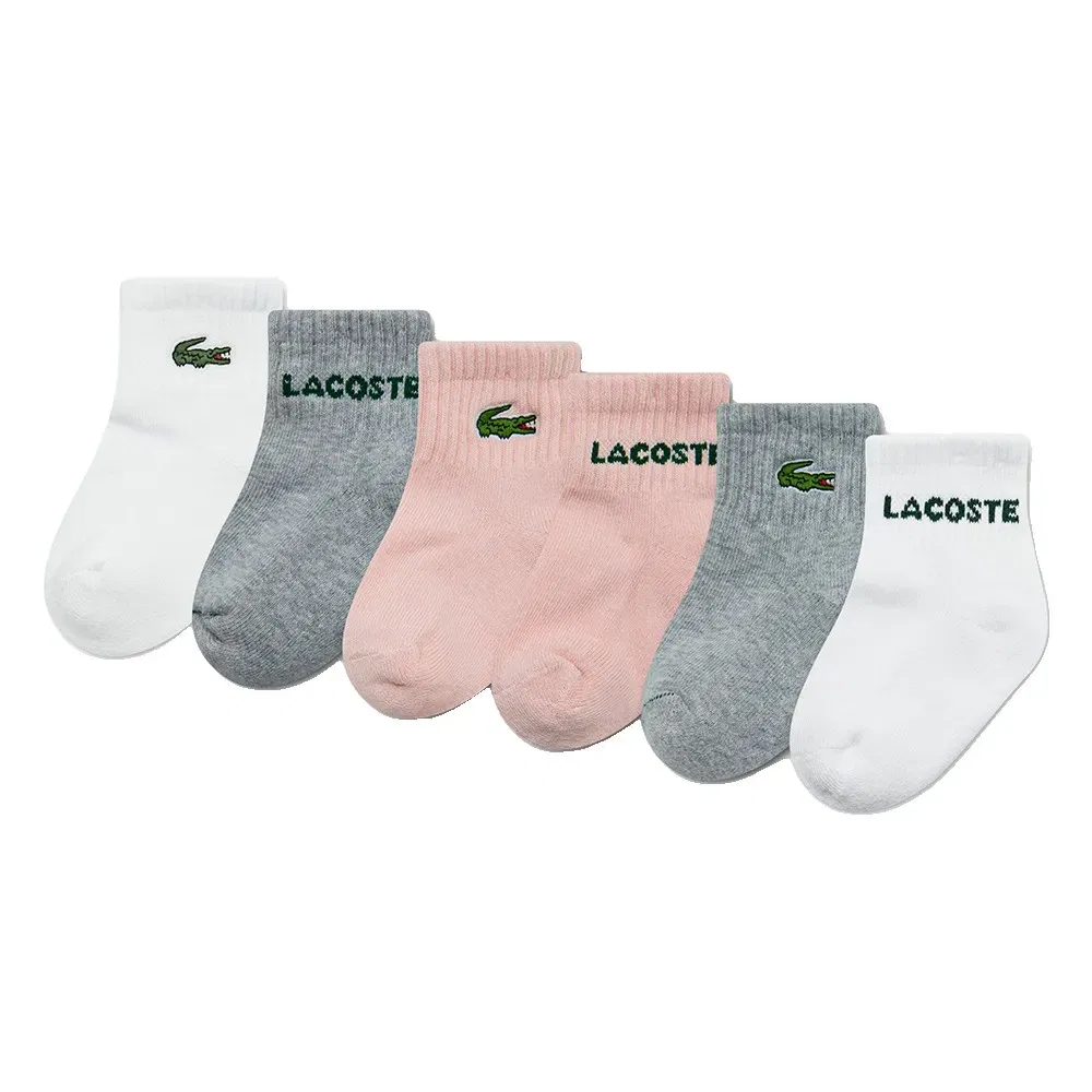 Комплект носков 6 пар Lacoste Kids, мультиколор
