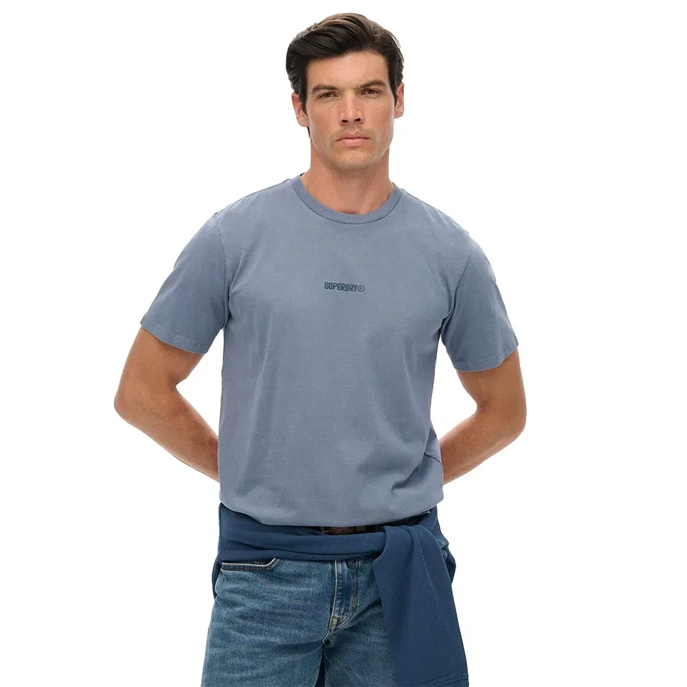 Мужская футболка с коротким рукавом Superdry Micro Logo, Grey