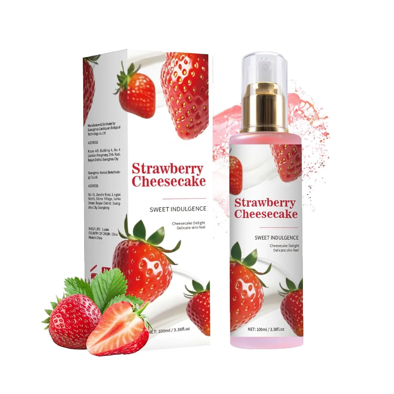 Боди мист Strawberry Cheesecake, 100 мл Generisch