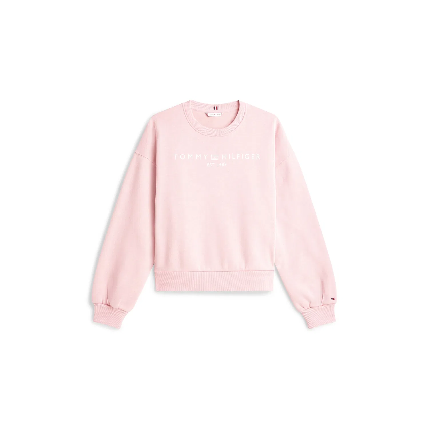Женский свитшот с логотипом Tommy Hilfiger, Pink — фото 4