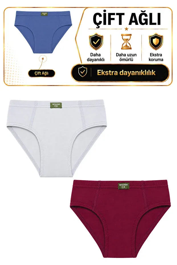 Детские трусы для мальчиков хлопковые набор 5 шт Waiter Biyokids, Multicolor — фото 4