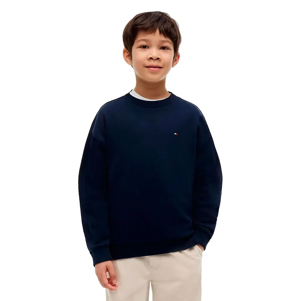 Детский свитшот для мальчиков хлопковый Team Tommy Tommy hilfiger, Blue