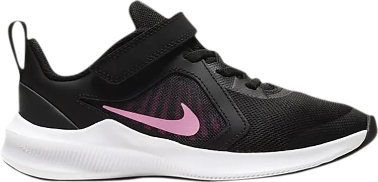 

Кроссовки Nike Downshifter 10 PS 'Black Pink Glow', черный