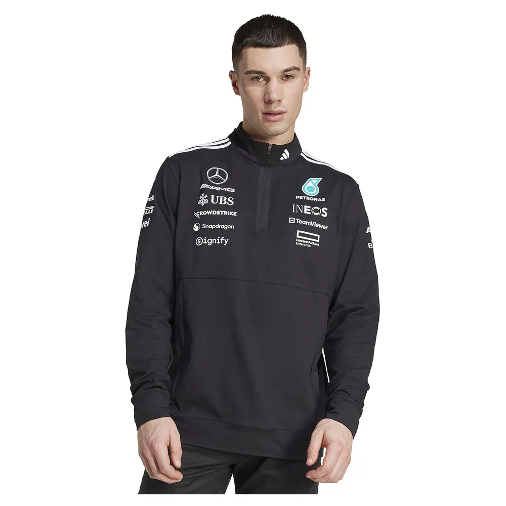 

Толстовка adidas Mercedes AMG Petronas F1 Team half zip, черный