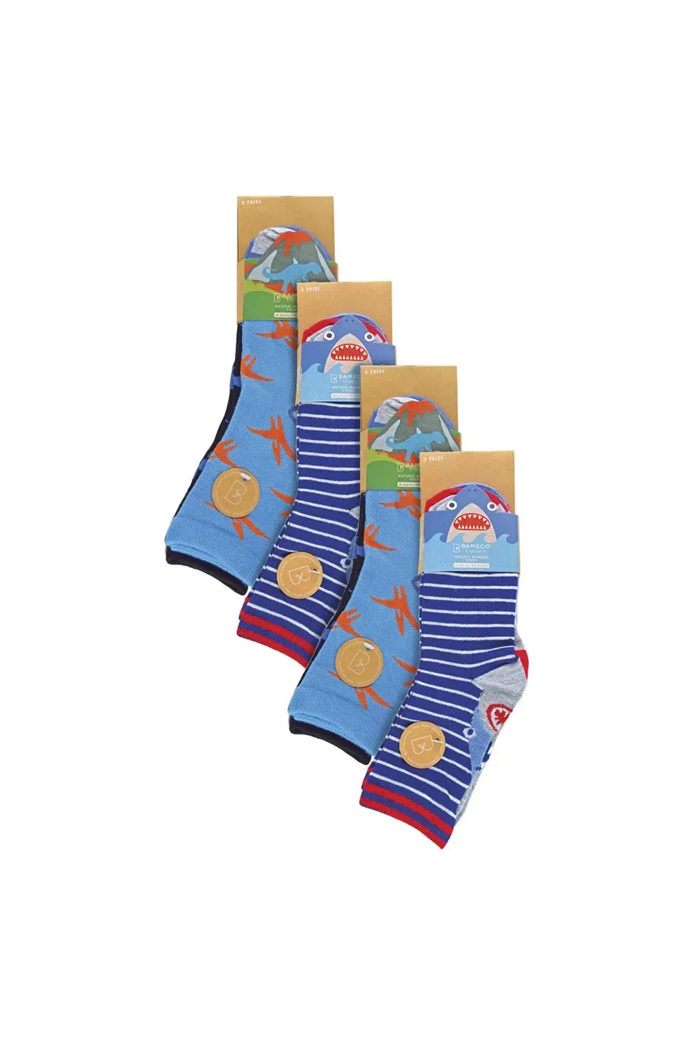 Набор хлопковых носков с принтом Sock Snob, Multi — фото 2