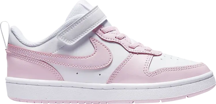 

Кроссовки Nike Court Borough Low 2 PS 'White Pink Foam', белый